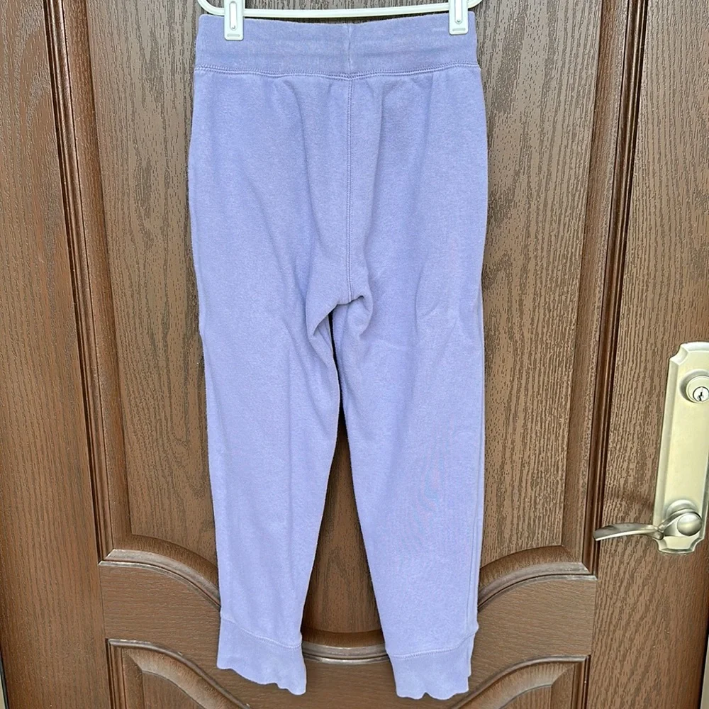 3/$15 GAP Kids Fleece Jogger Sweatpants Lavender Purple Size M Elastic Waist